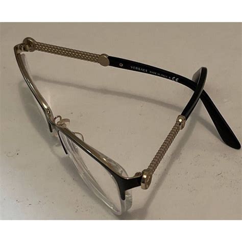 versace 1228 eyeglass frames|Versace rimless eyeglass frames.